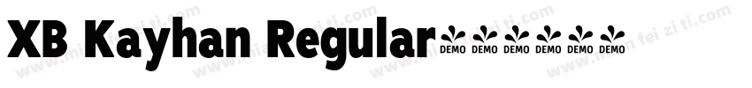 XB Kayhan Regular字体转换